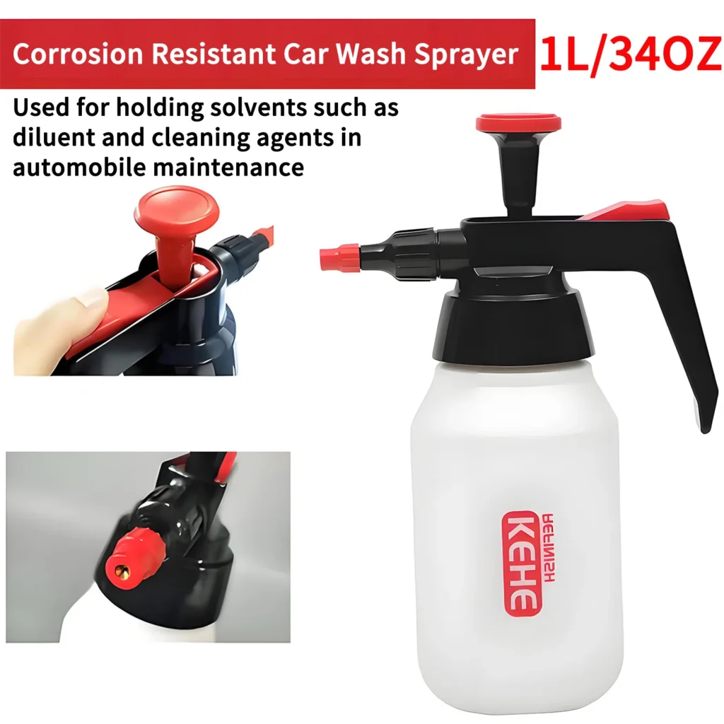 Corrosion-Resistant 1L Handheld Sprayer (Solvent Safe)