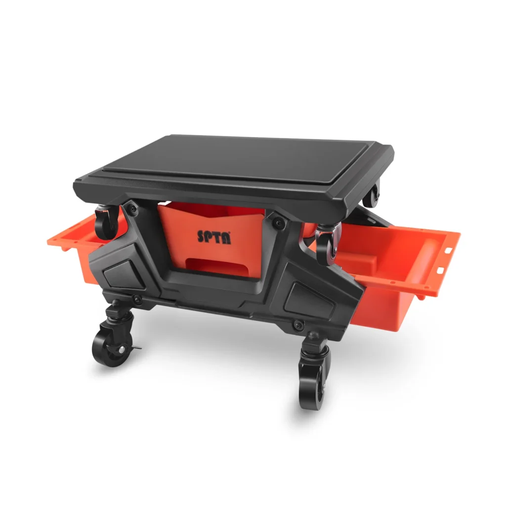 SPTA Rolling Mechanic Creeper Stool (with Tray)