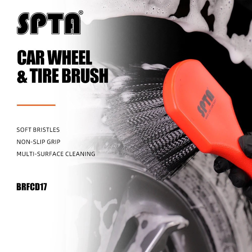 SPTA Soft-Bristle Wheel & Tyre Brush